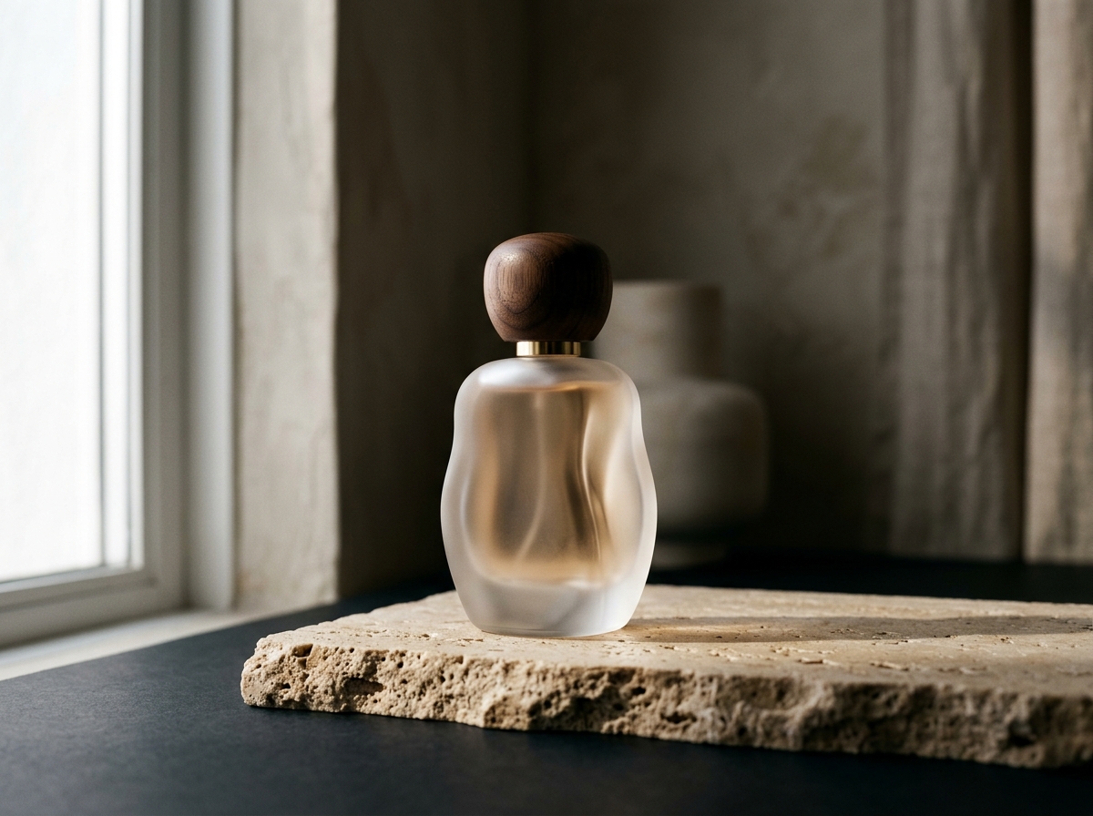 AI fragrance product shot